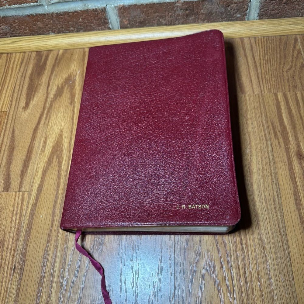 Thompson Chain Reference Bible 4th Improved Edition 63rd Printing Red Letter
